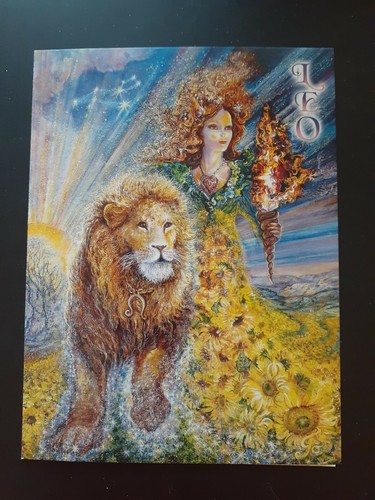 Leo zodiac card josephine - leo, ~