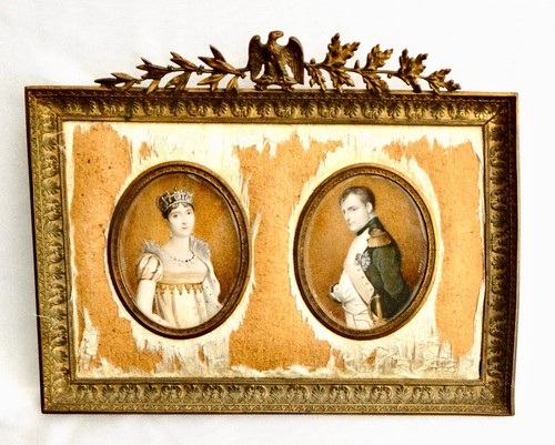 19thc miniature portraits - miniature,