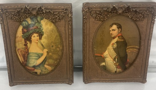Handpainted framed plaques - handpainted,
