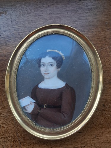 Portrait miniature painting - portrait,