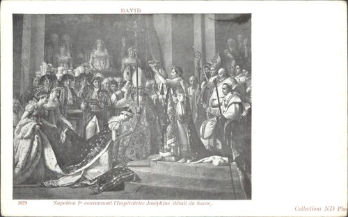 Napoleon crowning josephine - napoleon,