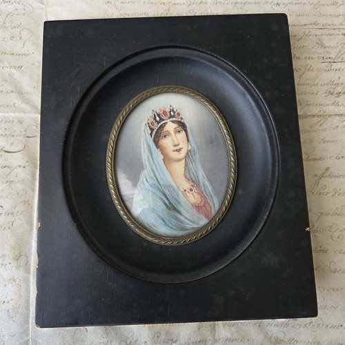 Miniature painted portrait - miniature,