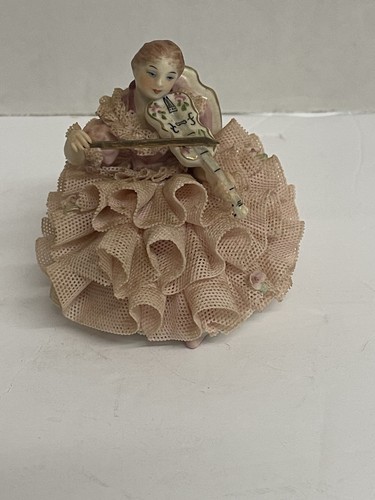 Antique irish dresden - irish, lace